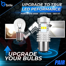 2x 1157 14 SMD LED BULBS FOR VW CADDY MK3 UPGRADE XENON WHITE REPLACEMENT BULBS