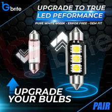 Load image into Gallery viewer, 2x 39MM 3 SMD LED FESTOON DOME NUMBER PLATE LIGHT BULBS 272 CANBUS