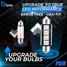Load image into Gallery viewer, 2x 42MM 4 SMD LED BLUE FESTOON INTERIOR LIGHT BULBS C10W CANBUS