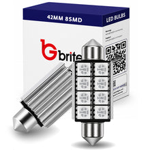 Load image into Gallery viewer, 2x 42MM 8 SMD LED RED FESTOON INTERIOR LIGHT BULBS C10W CANBUS