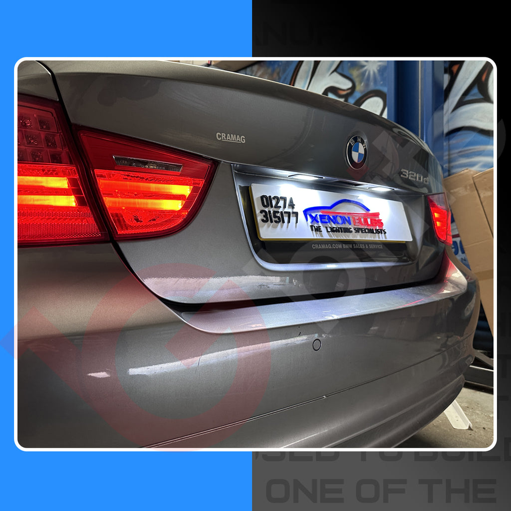 2x 24 LED NUMBER PLATE LIGHT UNITS 5500K XENON WHITE ERROR FREE FOR BMW E90 E91 E92 E93 F30 F31 F35