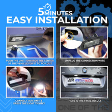 Load image into Gallery viewer, 2x 24 LED NUMBER PLATE LIGHT UNITS 5500K XENON WHITE ERROR FREE FOR BMW E90 E91 E92 E93 F30 F31 F35