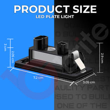 Load image into Gallery viewer, 2x 24 LED NUMBER PLATE LIGHT UNITS 5500K XENON WHITE ERROR FREE FOR BMW E90 E91 E92 E93 F30 F31 F35