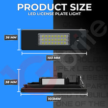 Load image into Gallery viewer, 2x 24 LED NUMBER PLATE LIGHT UNITS 5500K XENON WHITE ERROR FREE FOR BMW 1 SERIES