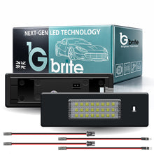 Load image into Gallery viewer, 2x 24 LED NUMBER PLATE LIGHT UNITS 5500K XENON WHITE ERROR FREE FOR BMW 1 SERIES