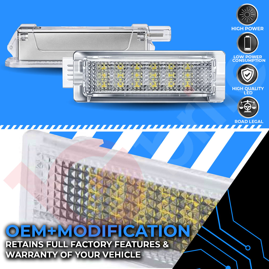 BMW 18 SMD LED FOOTWELL LIGHT UNITS 4 Pin UPGRADE FOR F20 F21 F22 F30 F31