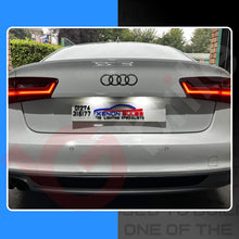 Load image into Gallery viewer, 2x 18 LED NUMBER PLATE LIGHT UNITS 5500K XENON WHITE ERROR FREE FOR AUDI A1 8XA A3 8V Saloon