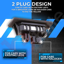 Load image into Gallery viewer, 2x 18 LED NUMBER PLATE LIGHT UNITS 5500K XENON WHITE ERROR FREE FOR AUDI A1 8XA A3 8V Saloon