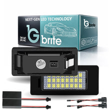 Load image into Gallery viewer, 2x 24 LED NUMBER PLATE LIGHT UNITS 5500K XENON WHITE ERROR FREE FOR AUDI A1 RS5 A7 SKODA MK3