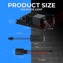 Load image into Gallery viewer, 2x 18 LED NUMBER PLATE LIGHT UNITS 5500K XENON WHITE ERROR FREE FOR VW Golf PASSAT POLO SEAT