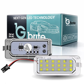 2x 18 LED NUMBER PLATE LIGHT UNITS 5500K XENON WHITE ERROR FREE FOR FORD FIESTA TRANSIT CUSTOM