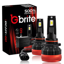 Load image into Gallery viewer, 2x GBrite Super Beam 60 CANBUS ERROR FREE LED HEADLIGHT FOGLIGHT BULBS 120W 6000K XENON WHITE