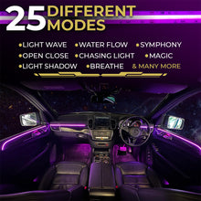 Load image into Gallery viewer, 18 in 1 Full LED Symphony Dream Car Interior Ambient Lighting Wireless Kit