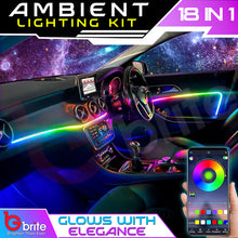 Load image into Gallery viewer, 18 in 1 Full LED Symphony Dream Car Interior Ambient Lighting Wireless Kit