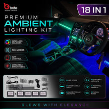Load image into Gallery viewer, 18 in 1 Full LED Symphony Dream Car Interior Ambient Lighting Wireless Kit