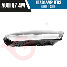 Load image into Gallery viewer, AUDI Q7 4M RIGHT OR LEFT SIDE FRONT HEADLAMP LENS COVER 2016-2019