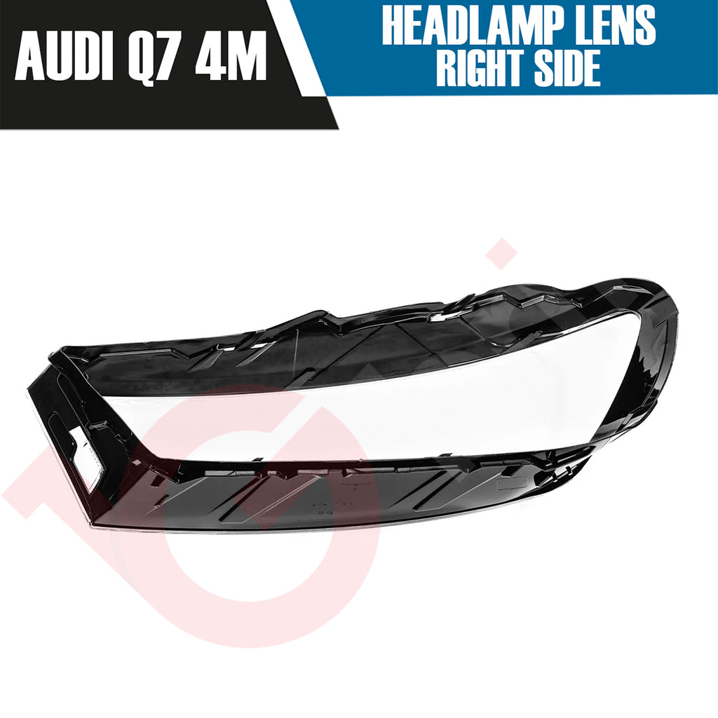 AUDI Q7 4M RIGHT OR LEFT SIDE FRONT HEADLAMP LENS COVER 2016-2019