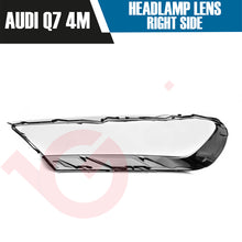 Load image into Gallery viewer, AUDI Q7 4M RIGHT OR LEFT SIDE FRONT HEADLAMP LENS COVER 2016-2019