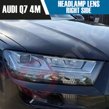 Load image into Gallery viewer, AUDI Q7 4M RIGHT OR LEFT SIDE FRONT HEADLAMP LENS COVER 2016-2019
