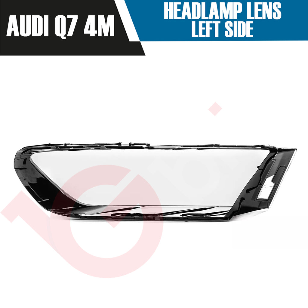 AUDI Q7 4M RIGHT OR LEFT SIDE FRONT HEADLAMP LENS COVER 2016-2019