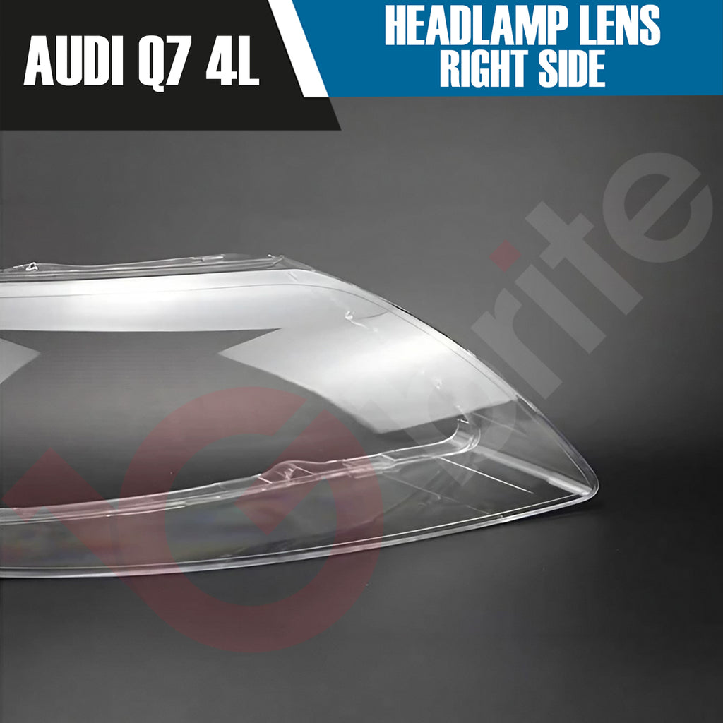 AUDI Q7 4L RIGHT OR LEFT SIDE FRONT HEADLAMP LENS COVER 2009-2015