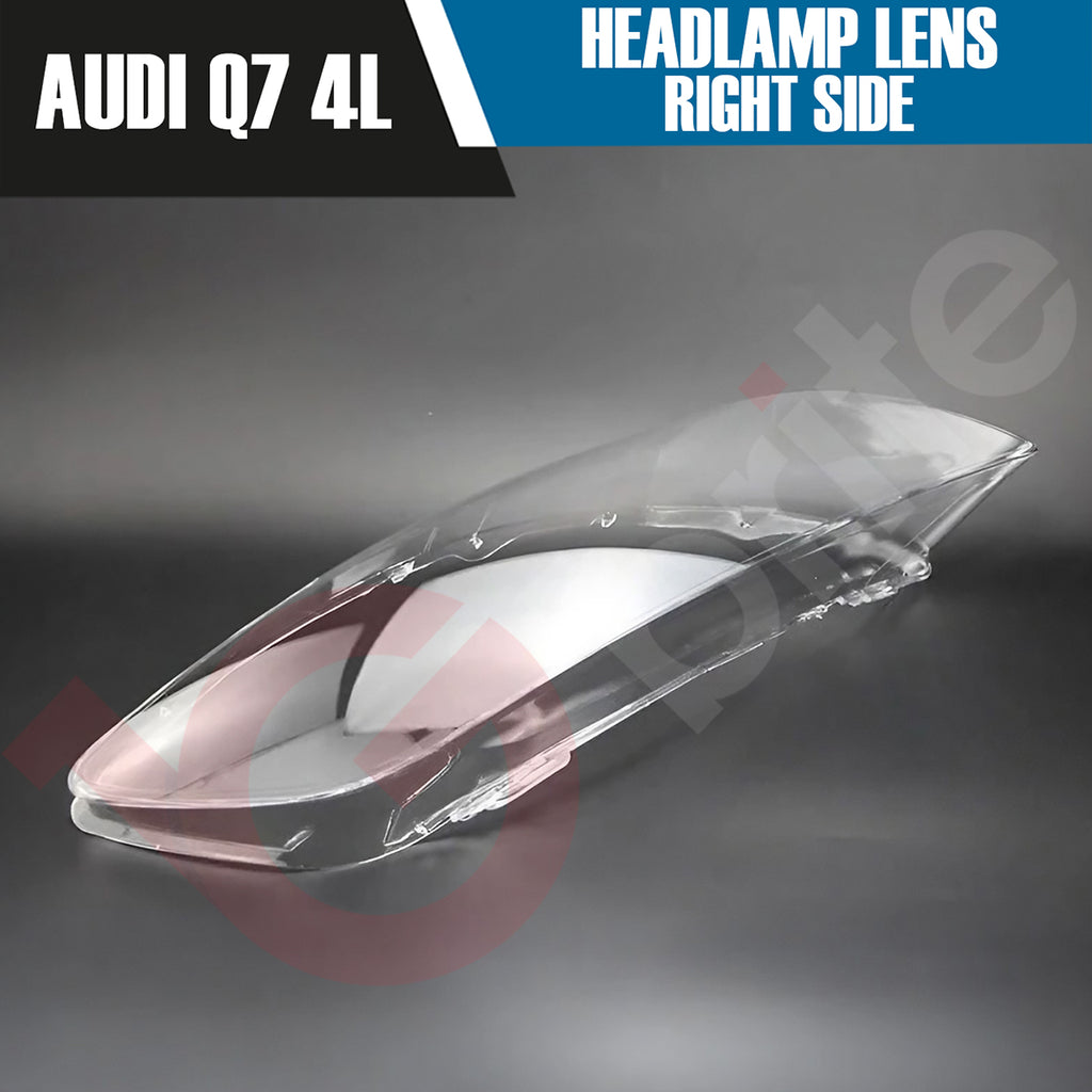 AUDI Q7 4L RIGHT OR LEFT SIDE FRONT HEADLAMP LENS COVER 2009-2015