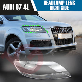 AUDI Q7 4L RIGHT OR LEFT SIDE FRONT HEADLAMP LENS COVER 2009-2015