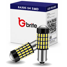 Load image into Gallery viewer, 2x BAX9S H6W 54 SMD LED WHITE SIDELIGHTS BULBS CANBUS ERROR FREE