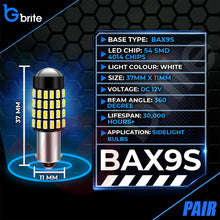 Load image into Gallery viewer, BMW 3 SERIES F30 F31 LED Sidelight &amp; DRL Bulb Package – BAX9S 54 SMD &amp; PW24W 36 SMD