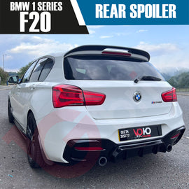 BMW 1 SERIES F20 F21 GLOSS BLACK REAR ROOF BOOT SPOILER M PERFORMANCE STYLE 12-18