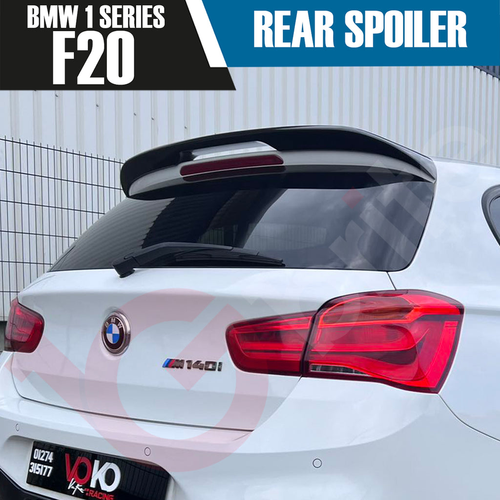 BMW 1 SERIES F20 F21 GLOSS BLACK REAR ROOF BOOT SPOILER M PERFORMANCE STYLE 12-18