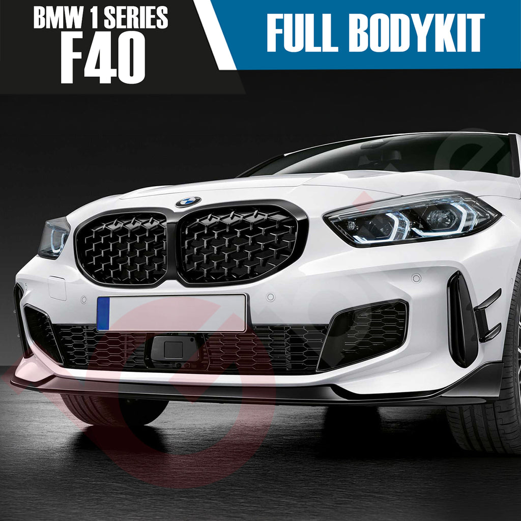 BMW 1 SERIES F40 2019 - 2023 GLOSS BLACK FULL BODYKIT
