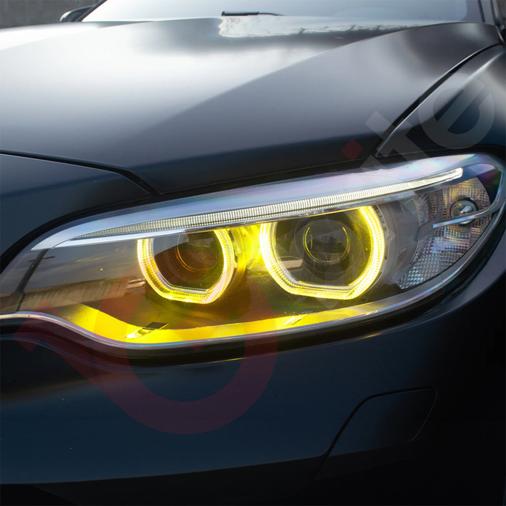 BMW CSL Yellow DRL LED Modules 4-Piece Set for BMW 2 SERIES F22 F23 M2 F87 COUPE 2014-2017