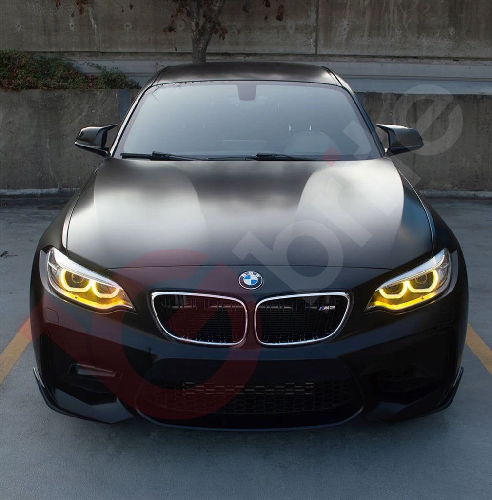 BMW CSL Yellow DRL LED Modules 4-Piece Set for BMW 2 SERIES F22 F23 M2 F87 COUPE 2014-2017