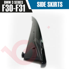 Load image into Gallery viewer, BMW 3 SERIES F30 F31 GLOSS BLACK SIDE SKIRTS EXTENSION M PERFORMANCE 2012-2018