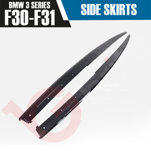 Load image into Gallery viewer, BMW 3 SERIES F30 F31 GLOSS BLACK SIDE SKIRTS EXTENSION M PERFORMANCE 2012-2018