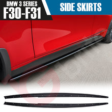 Load image into Gallery viewer, BMW 3 SERIES F30 F31 GLOSS BLACK SIDE SKIRTS EXTENSION M PERFORMANCE 2012-2018