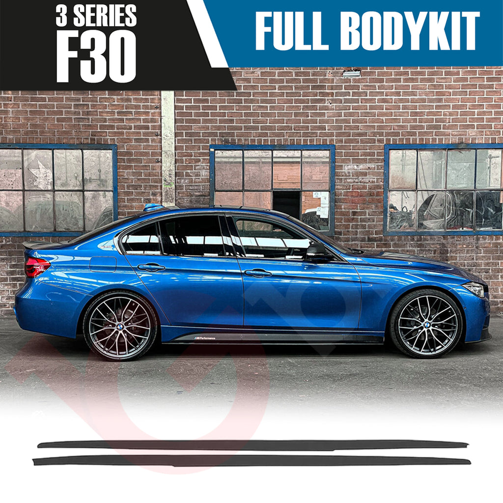 BMW 3 SERIES F30 2012 - 2018 MATT BLACK FULL BODYKIT