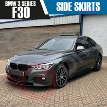 Load image into Gallery viewer, BMW 3 SERIES F30 F31 MATT BLACK SIDE SKIRTS EXTENSION M PERFORMANCE 2012-2018