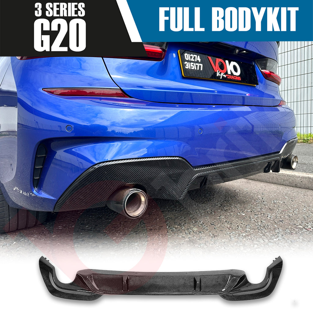 BMW 3 SERIES G20 2019 - 2022 CARBON FIBRE STYLE FULL BODYKIT