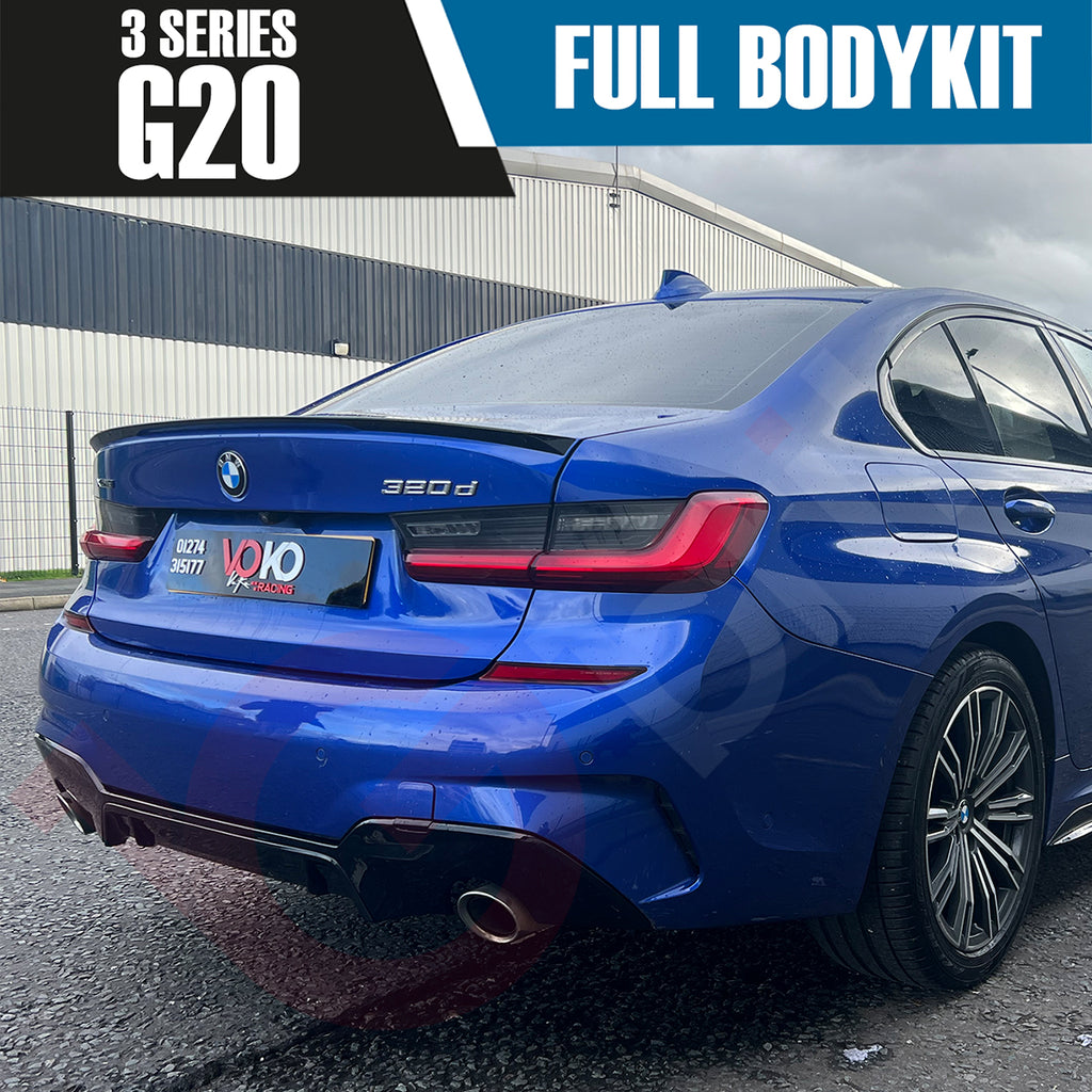 BMW 3 SERIES G20 2019 - 2022 GLOSS BLACK FULL BODYKIT