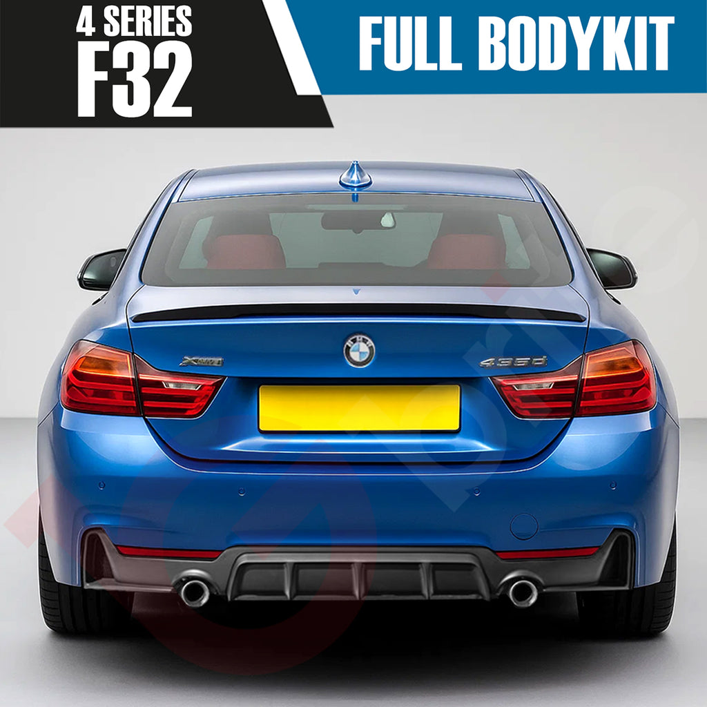 BMW 4 SERIES F32 Coupe 2013 - 2019 MATT BLACK FULL BODYKIT