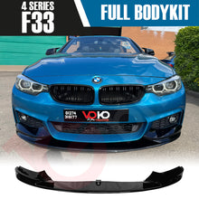 Load image into Gallery viewer, BMW 4 SERIES F33 CONVERTIBLE 2013 - 2019 GLOSS BLACK FULL BODYKIT