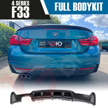 Load image into Gallery viewer, BMW 4 SERIES F33 CONVERTIBLE 2013 - 2019 GLOSS BLACK FULL BODYKIT