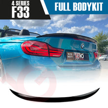 Load image into Gallery viewer, BMW 4 SERIES F33 CONVERTIBLE 2013 - 2019 GLOSS BLACK FULL BODYKIT