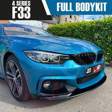 Load image into Gallery viewer, BMW 4 SERIES F33 CONVERTIBLE 2013 - 2019 GLOSS BLACK FULL BODYKIT