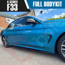 Load image into Gallery viewer, BMW 4 SERIES F33 CONVERTIBLE 2013 - 2019 GLOSS BLACK FULL BODYKIT
