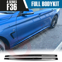 Load image into Gallery viewer, BMW 4 SERIES F36 GRAN COUPE  2013 - 2019 GLOSS BLACK FULL BODYKIT