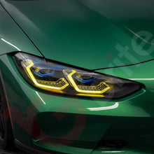 Load image into Gallery viewer, BMW CSL Yellow DRL LED Modules 4-Piece Set for G80 G81 M3 G22 G23 G26 G82 G83 M4 Laser Headlights