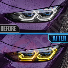 Load image into Gallery viewer, BMW CSL Yellow DRL LED Modules 4-Piece Set for G80 G81 M3 G22 G23 G26 G82 G83 M4 Laser Headlights
